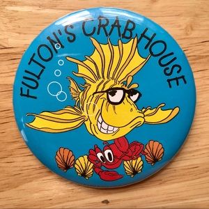 FULTON’S CRAB HOUSE Disney World Pinback Button